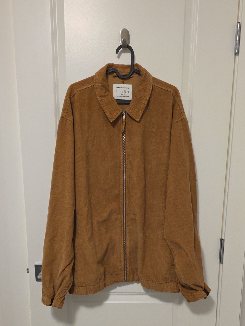 Men's Corduroy Zip Jacket - Brown/Tan